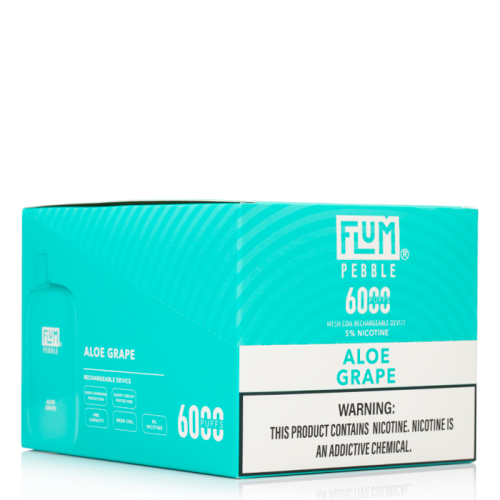 flum pebble charging 6000 Disposable [10-Pack] – SPACE PUFF BAR Option:Pack of 3 30mL Aloe Watermelon Splash FLUM
