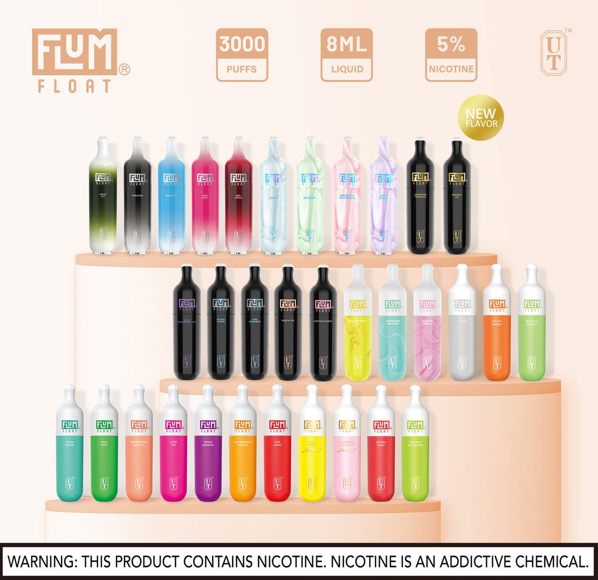 how much is elf bar vape Flum Disposable Vapes - Best Flum Vape Flavors & Devices main image 1